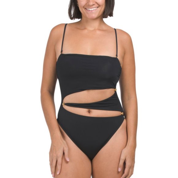 VIX $278 Frida One Piece Swimsuit Black Sexy S M L - Picture 2 of 14